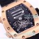 Clone Richard Mille RM 69Ti Rose Gold Bezel Black Rubber Strap Watch (6)_th.jpg